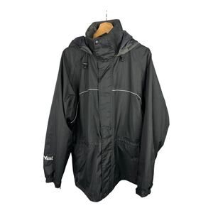 Viking Torrent Mens Waterproof Windproof Shell Jacket Black Reflective size XL